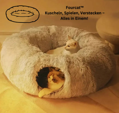 Fourcat™ - Katzentunnel/Bett