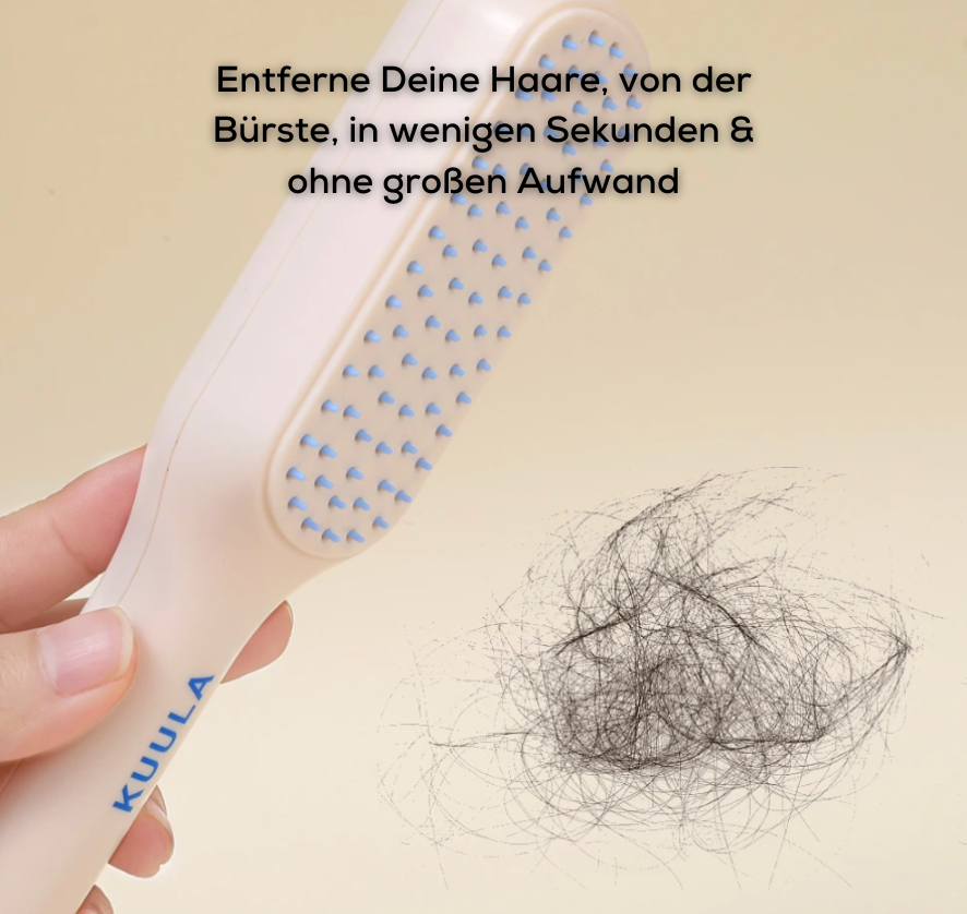 KUULA™ - Self-cleaning hairbrush