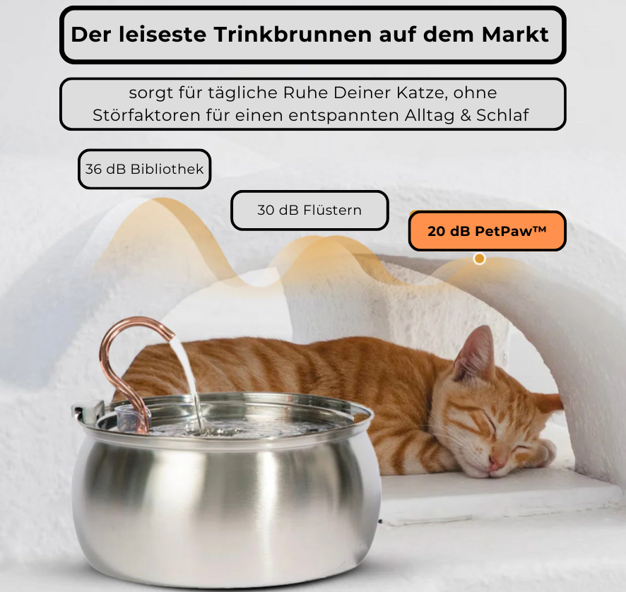 PetPaw™ - Edelstahl Trinkbrunnen